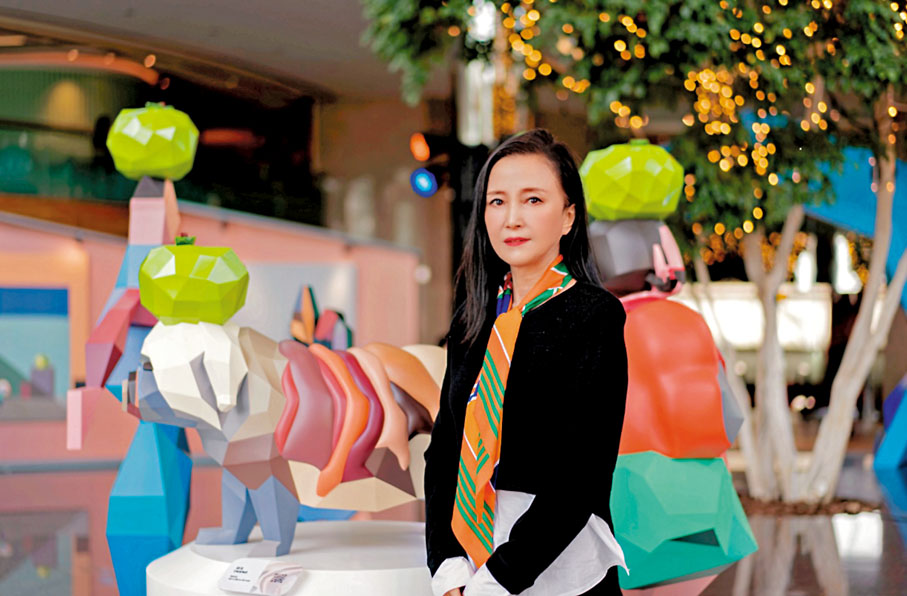 ◆胡蓉以系列作品呈現自己過往三年的心路歷程。