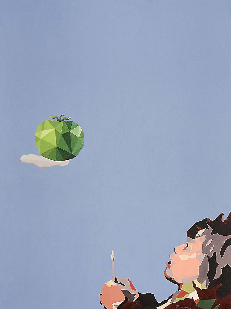 ◆《所願1》，2021，丙烯布面油畫，122 x 92cm