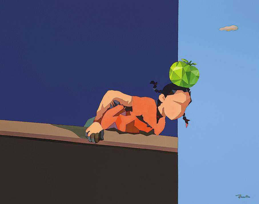 ◆《別有洞天》，2020，丙烯布面油畫，122 x 153cm