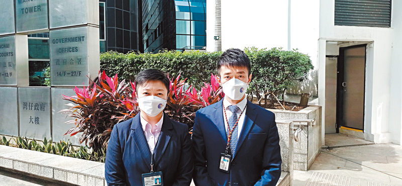 ◆警方代表在法庭作出判刑後表示，是次判刑反映了本案嚴重性，有阻嚇作用。香港文匯報記者鄺福強  攝