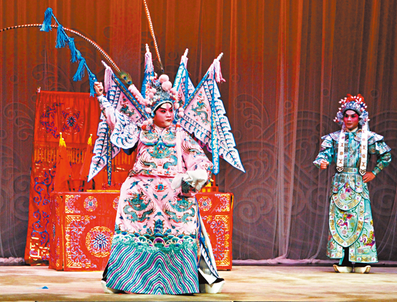 ◆詹浩鋒演出《三氣周瑜》。