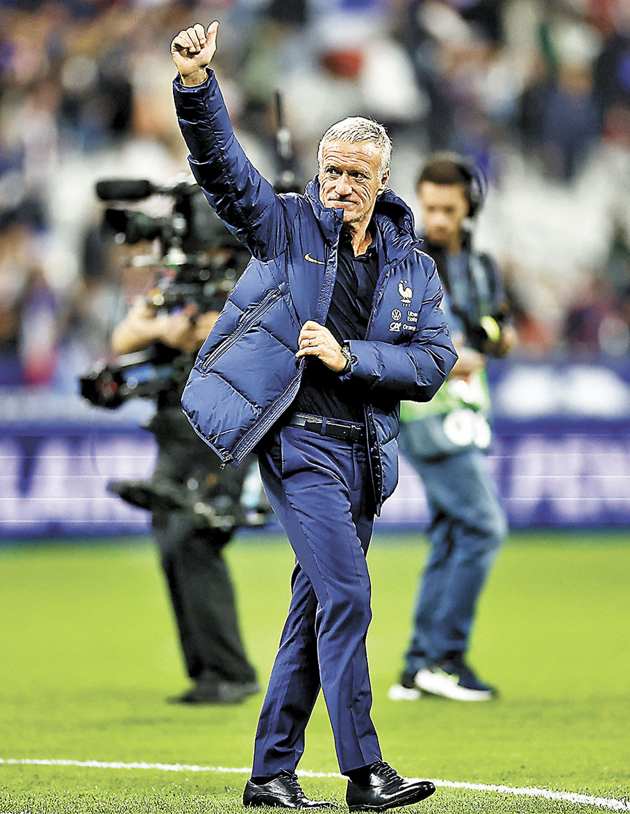 ◆迪甘斯將率領法國隊征戰2026世界盃。 資料圖片