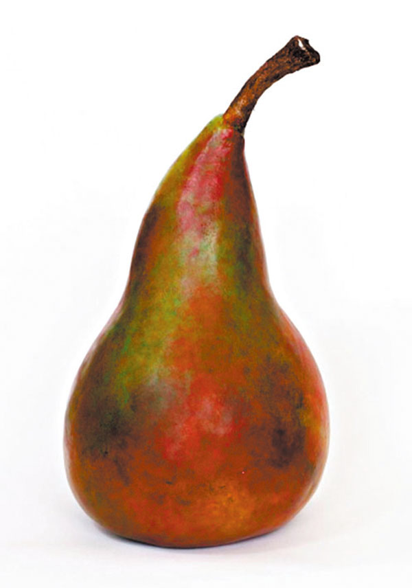 ◆《梨 四》約1990年代（鋼線、發泡膠、紙漿、塑膠彩、合成纖維）