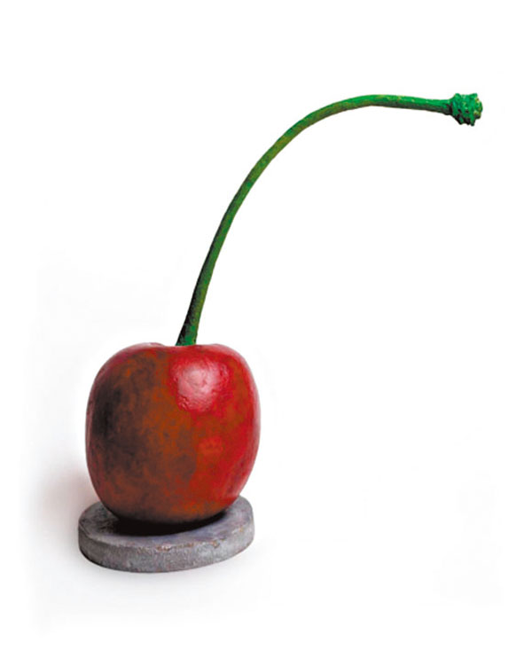 ◆《櫻桃 三》約1990年代（鋼線、發泡膠、紙漿、塑膠彩、合成纖維）