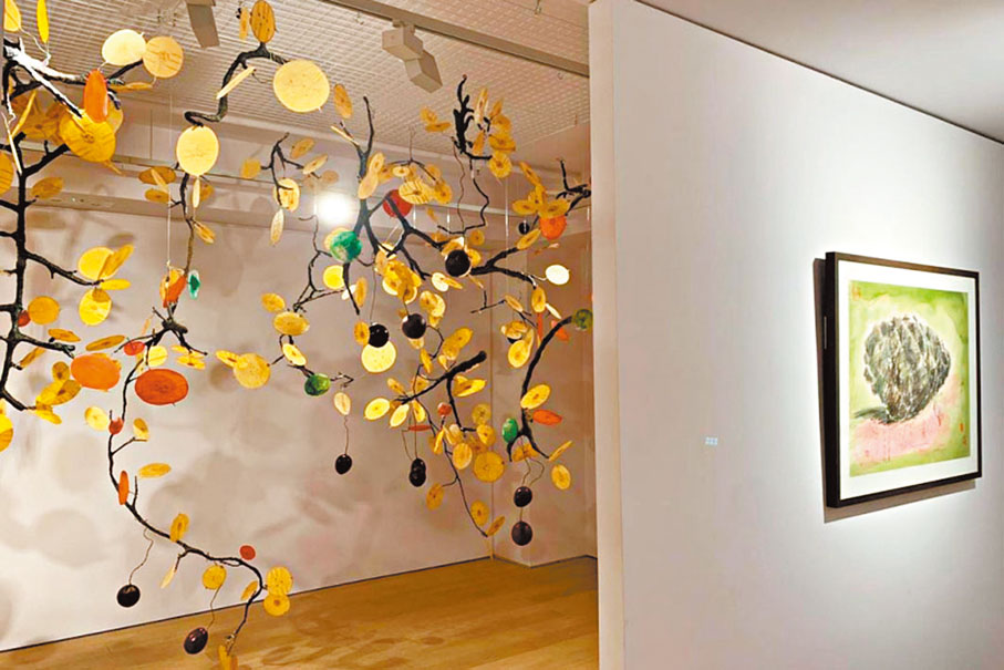 ◆經過藝術家「重塑」的植物作品。