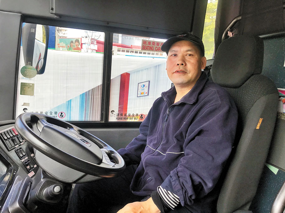 ◆ 司機陳海光　香港文匯報記者敖敏輝 攝