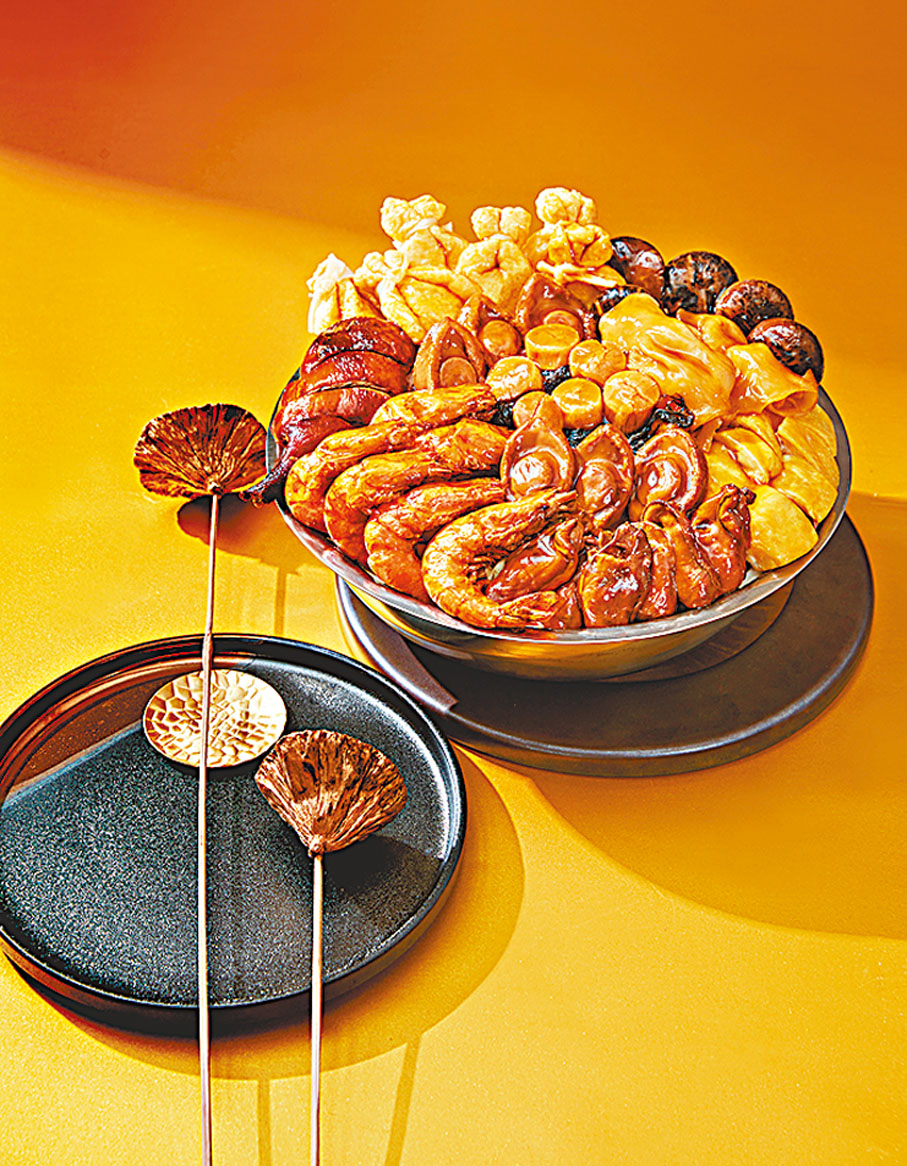 ◆極品原隻鮑魚花膠盆菜