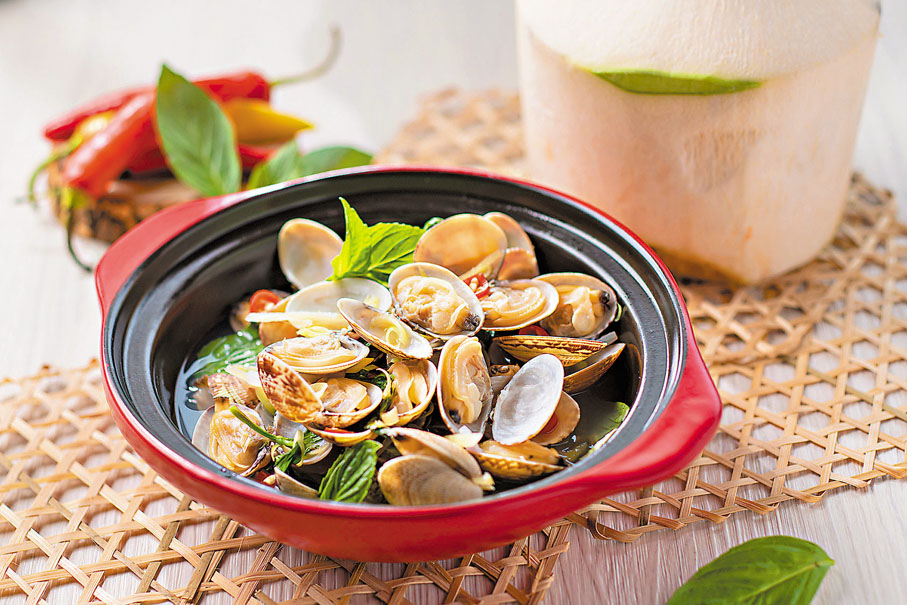 ◆河夢椰青大蜆煲