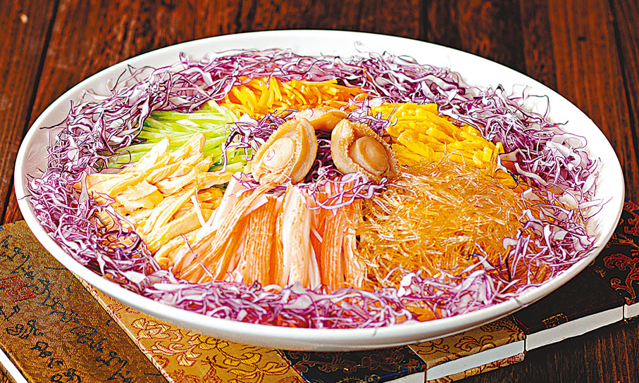 ◆「鮑」羅萬有「鮑翅七色撈起」