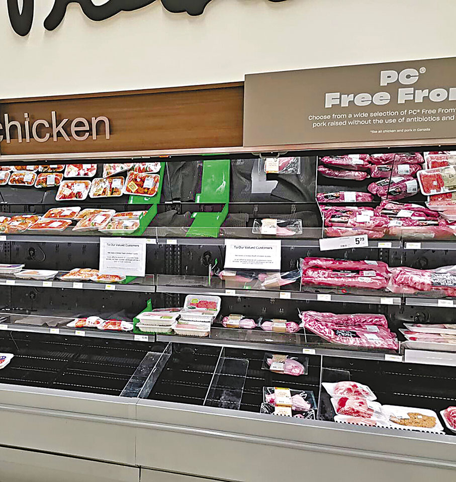 ◆肉類產品成為超市最熱門被盜竊類別。    成小智  攝