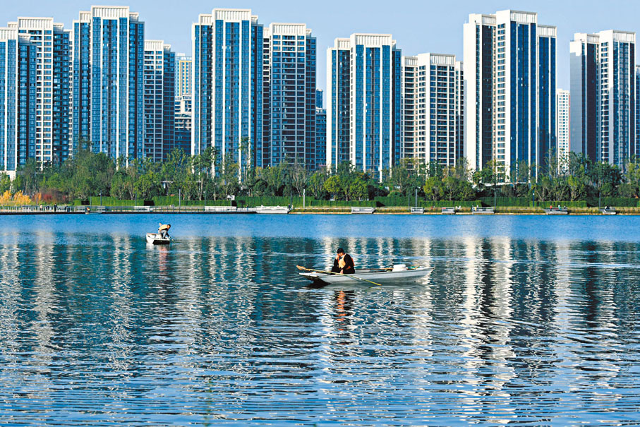 ◆成都為少數一二手房價皆升的城市。圖為成都一住宅小區。 資料圖片