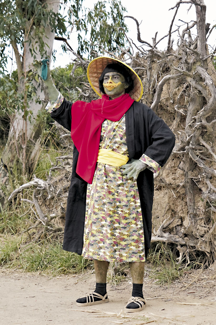 ◆應智越這身河童造型，令人耳目一新。