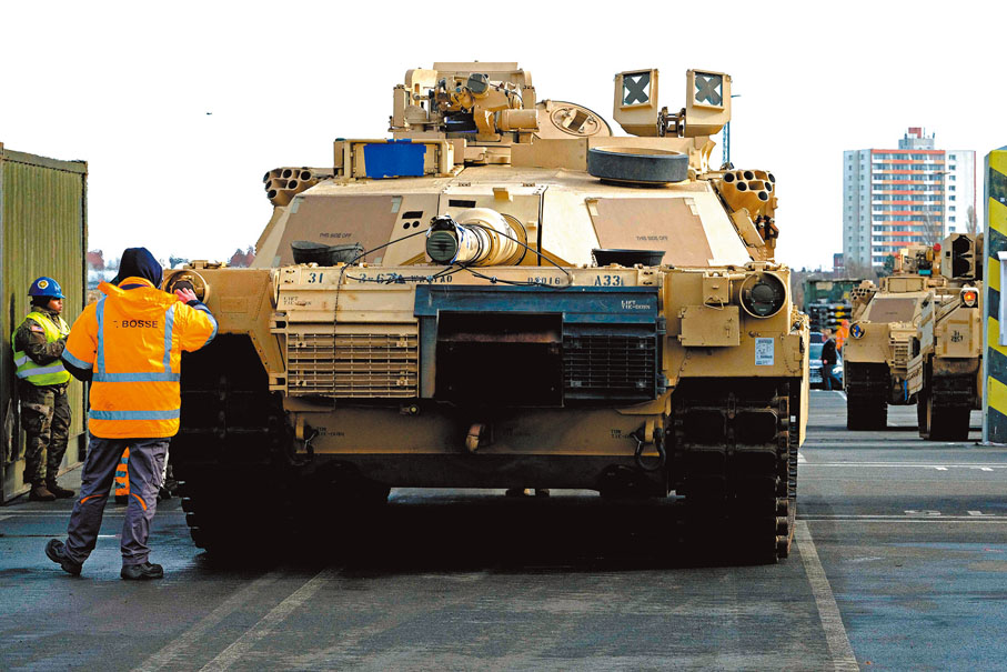 ◆「M1艾布拉姆斯」主戰坦克