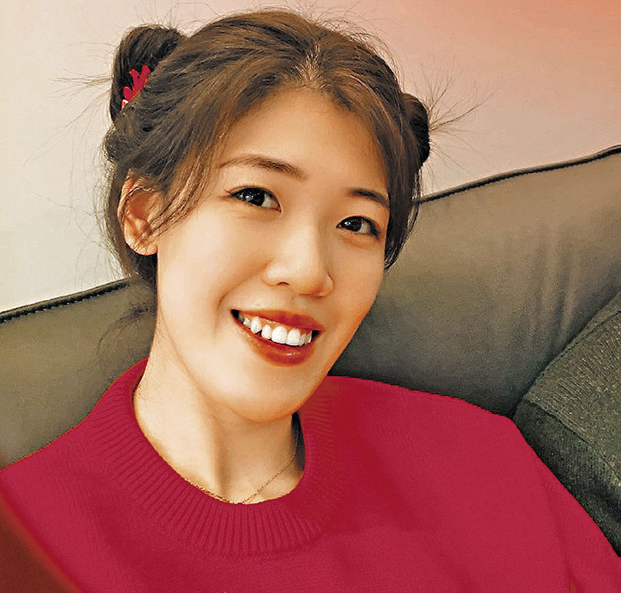 ◆李盈瑩回家過新年。  李盈瑩微博圖片