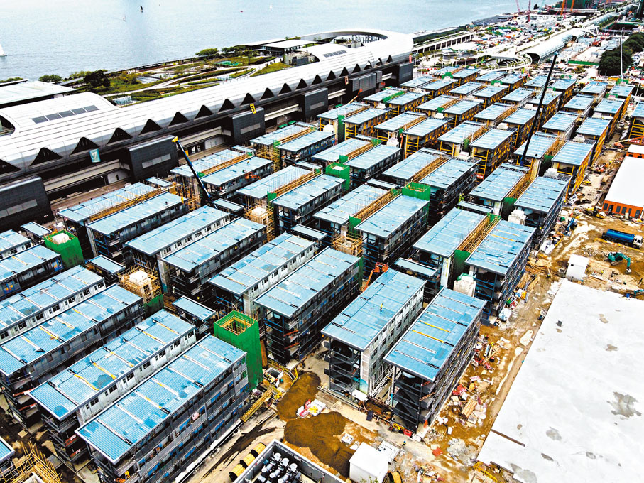 ◆啟德方艙設施。 資料圖片