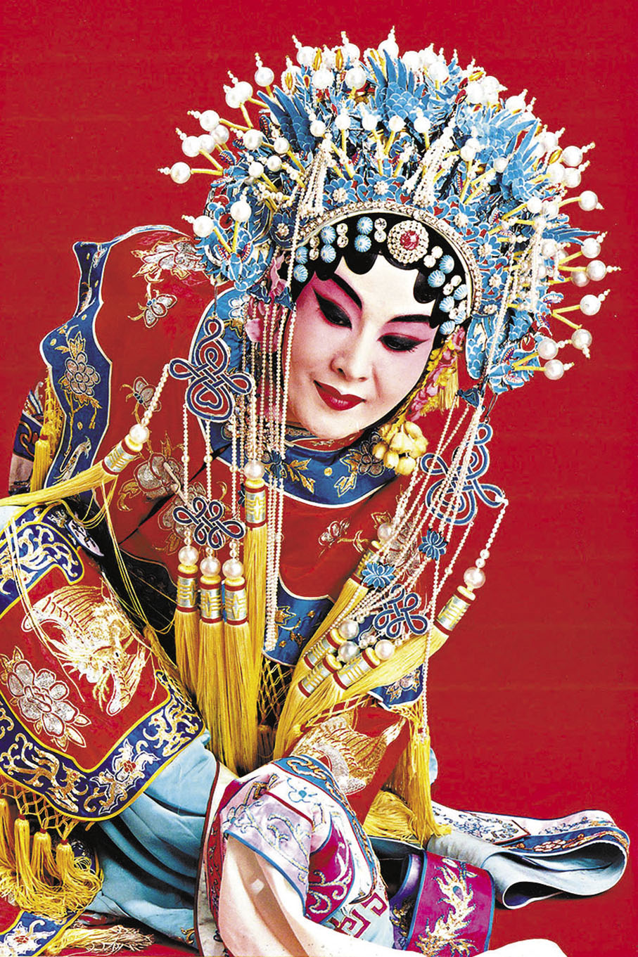 ◆魏海敏在經典劇目《貴妃醉酒》中的扮相。 資料圖片