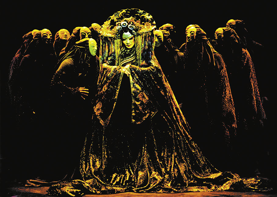 ◆魏海敏在《樓蘭女》中飾演樓蘭公主米蒂亞。 當代傳奇劇場提供