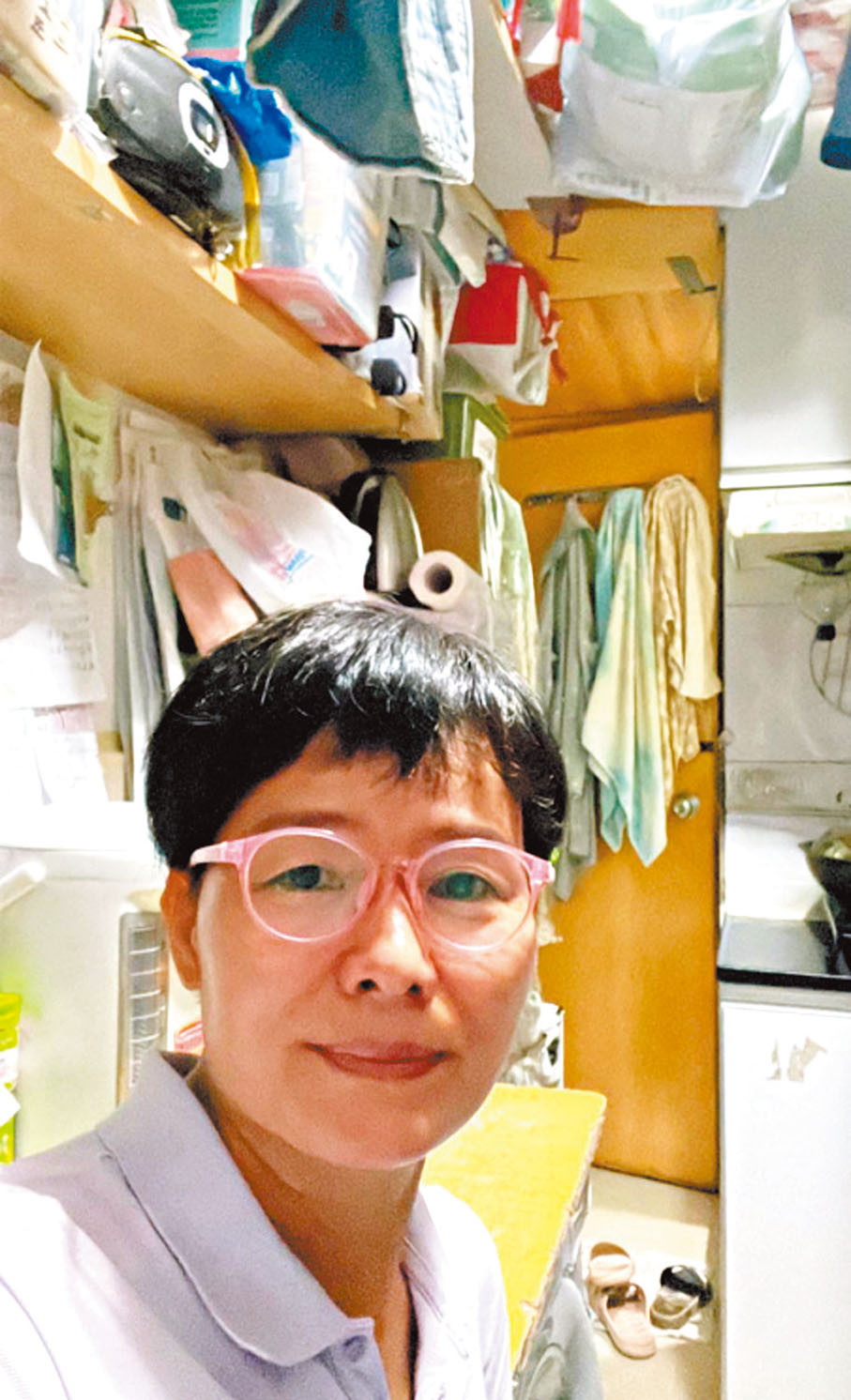 ◆ 邱女士對「簡約公屋」地理位置表示擔心。 