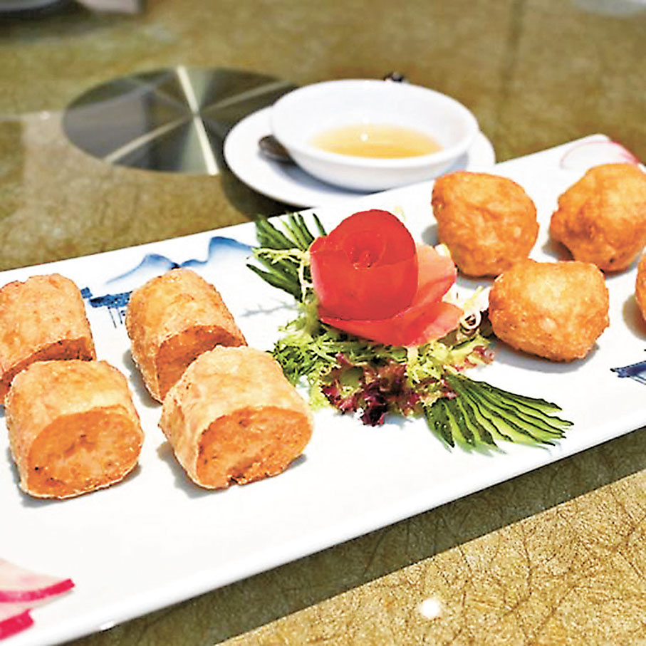 ◆潮州鮮拆蟹棗、傳統炸蝦棗