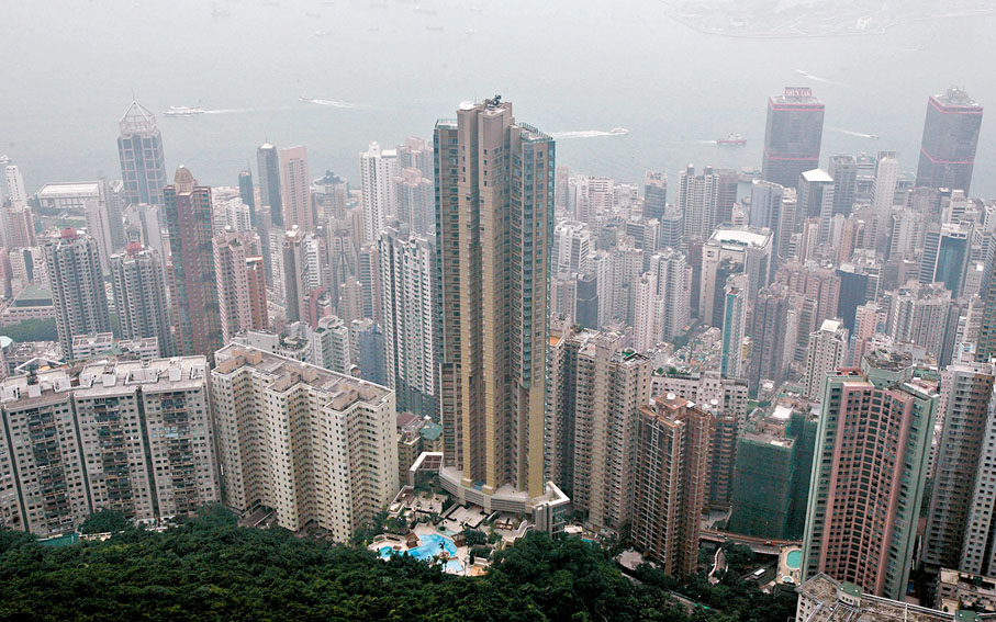 ◆ 曾有「亞洲樓王」之稱的西半山天匯近日錄得大額蝕讓個案。 資料圖片