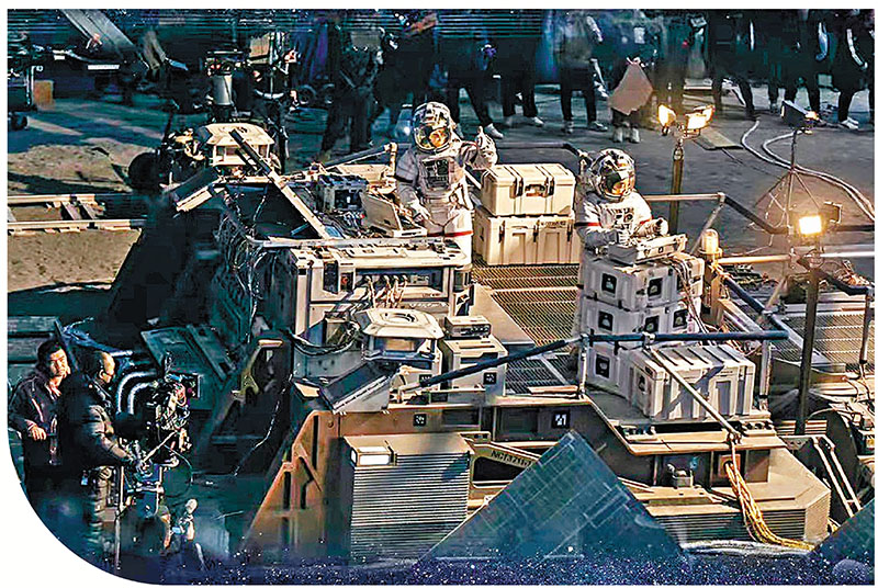 ◆《流浪地球2》的硬核科技表現獲高度讚賞。