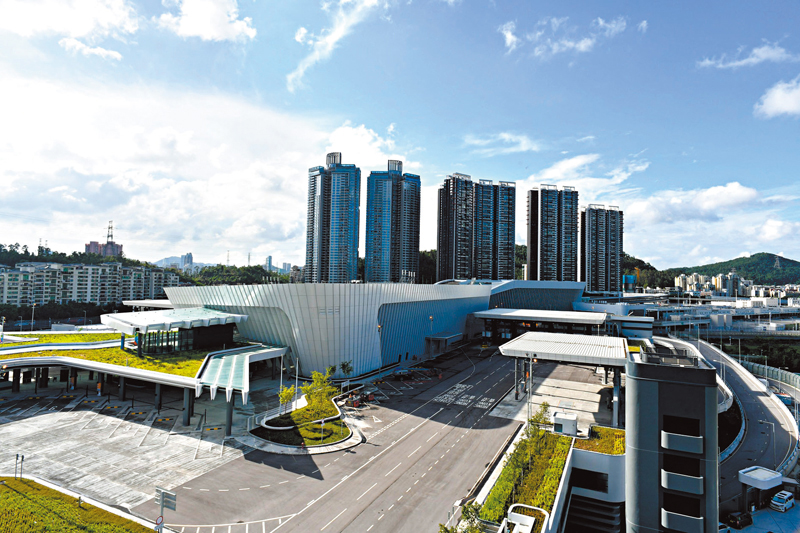 ◆ 香園圍/蓮塘口岸。運輸及物流局Fb圖片