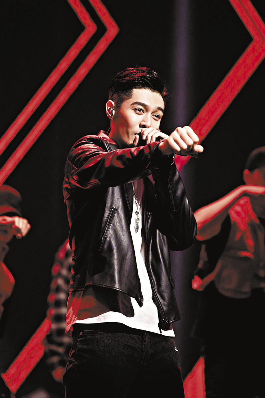 ◆周柏豪不斷登上綜藝表演舞台。  香港文匯報廣州傳真