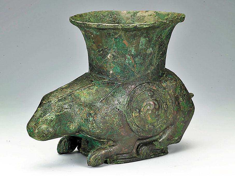 ◆西周兔尊，借於山西博物院