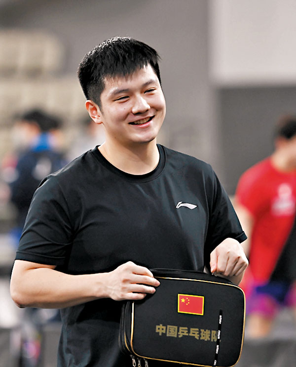 ◆樊振東將赴印度出賽。 資料圖片