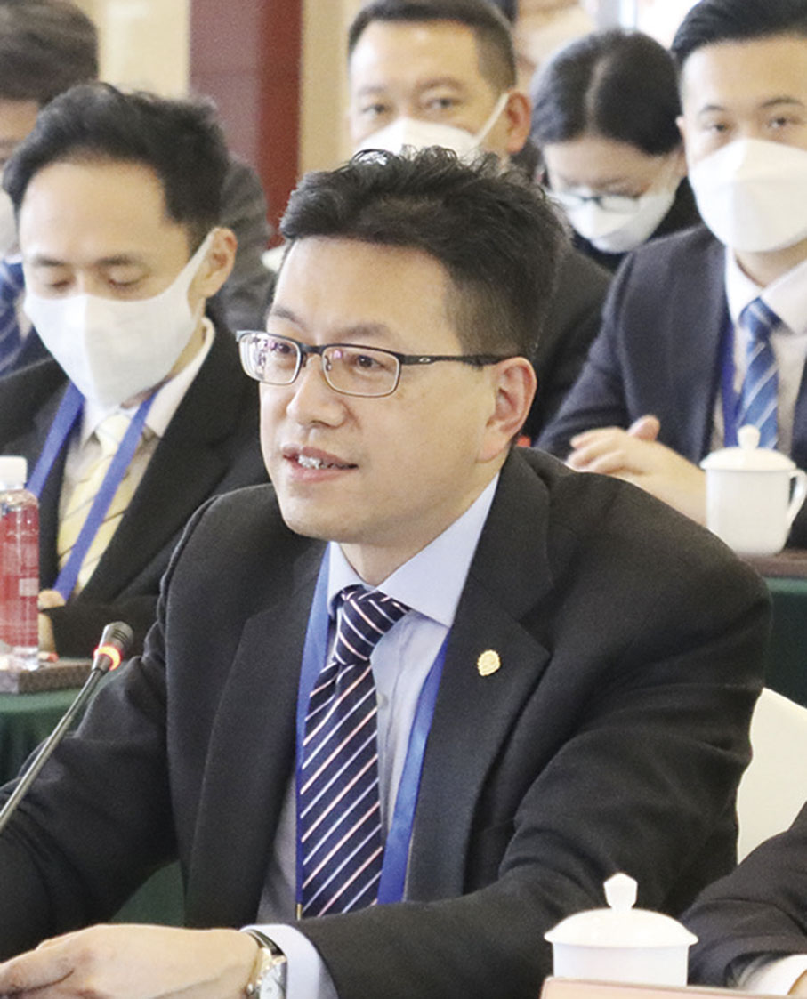 ▲香港再出發大聯盟副秘書長吳秋北發言。