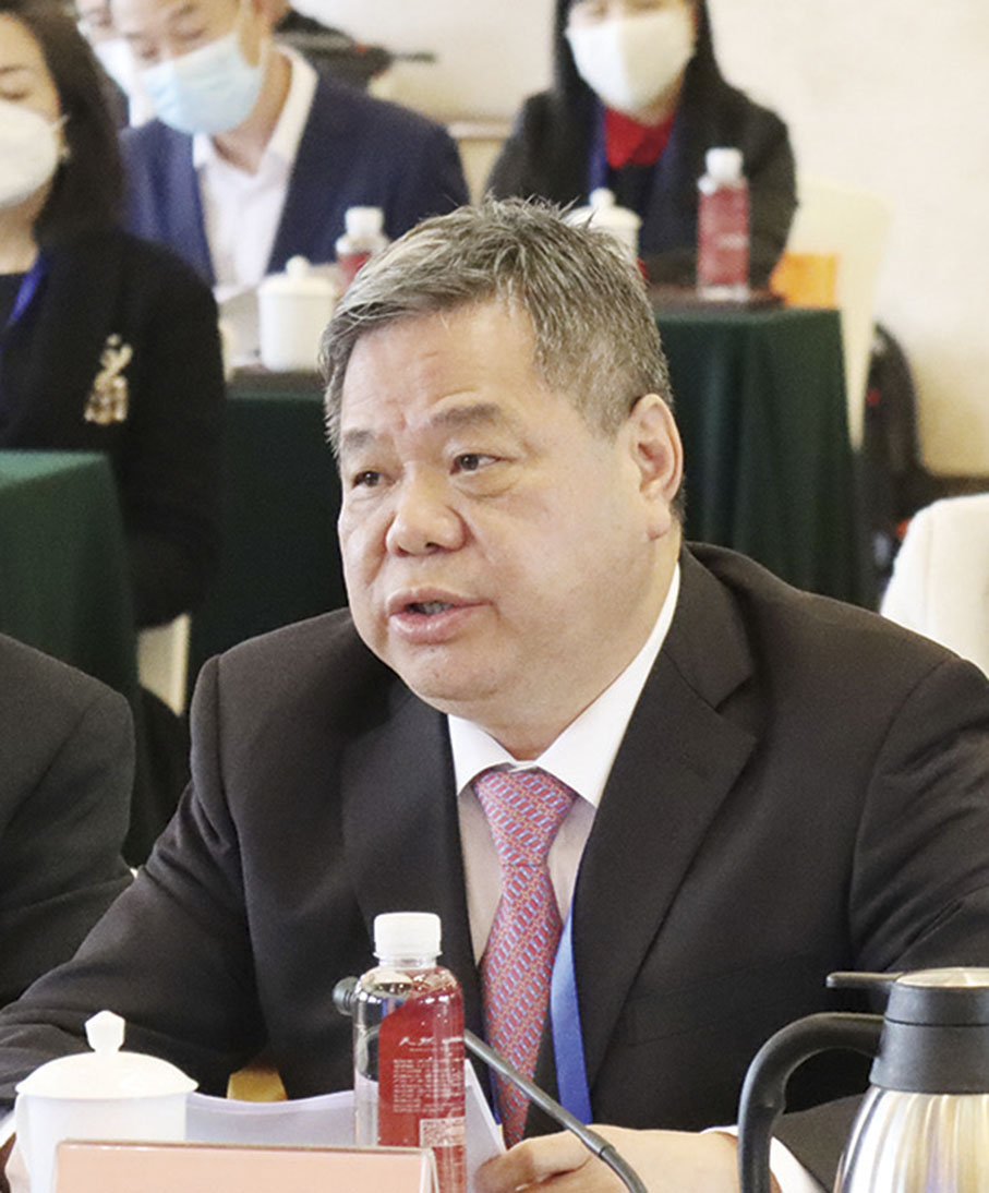 ▲香港惠州社團聯合總會會長兼常務副主席王庭聰發言。