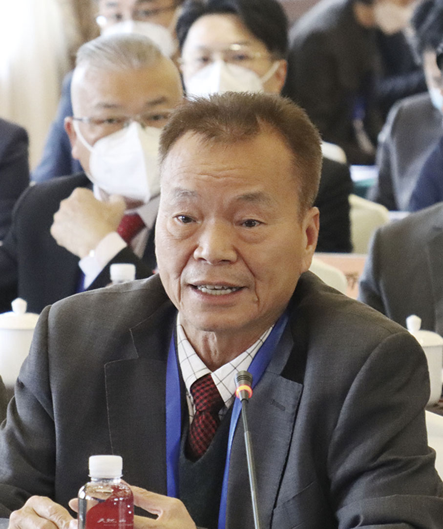 ▲香港惠州社團聯合總會榮譽會長張國榮發言。