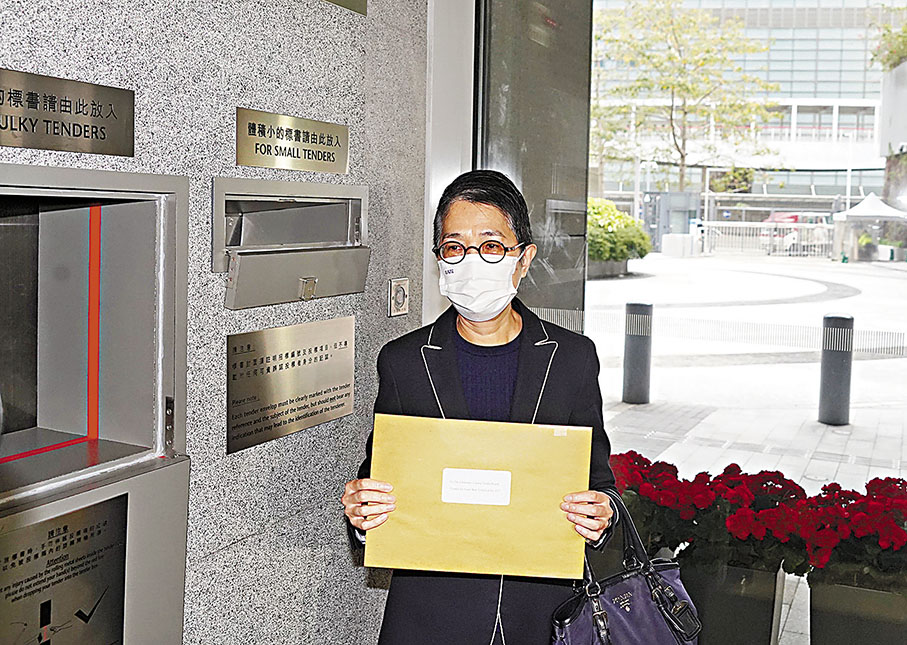 ◆嘉華國際尹紫薇表示，集團是次獨資入標地皮。 記者曾興偉  攝