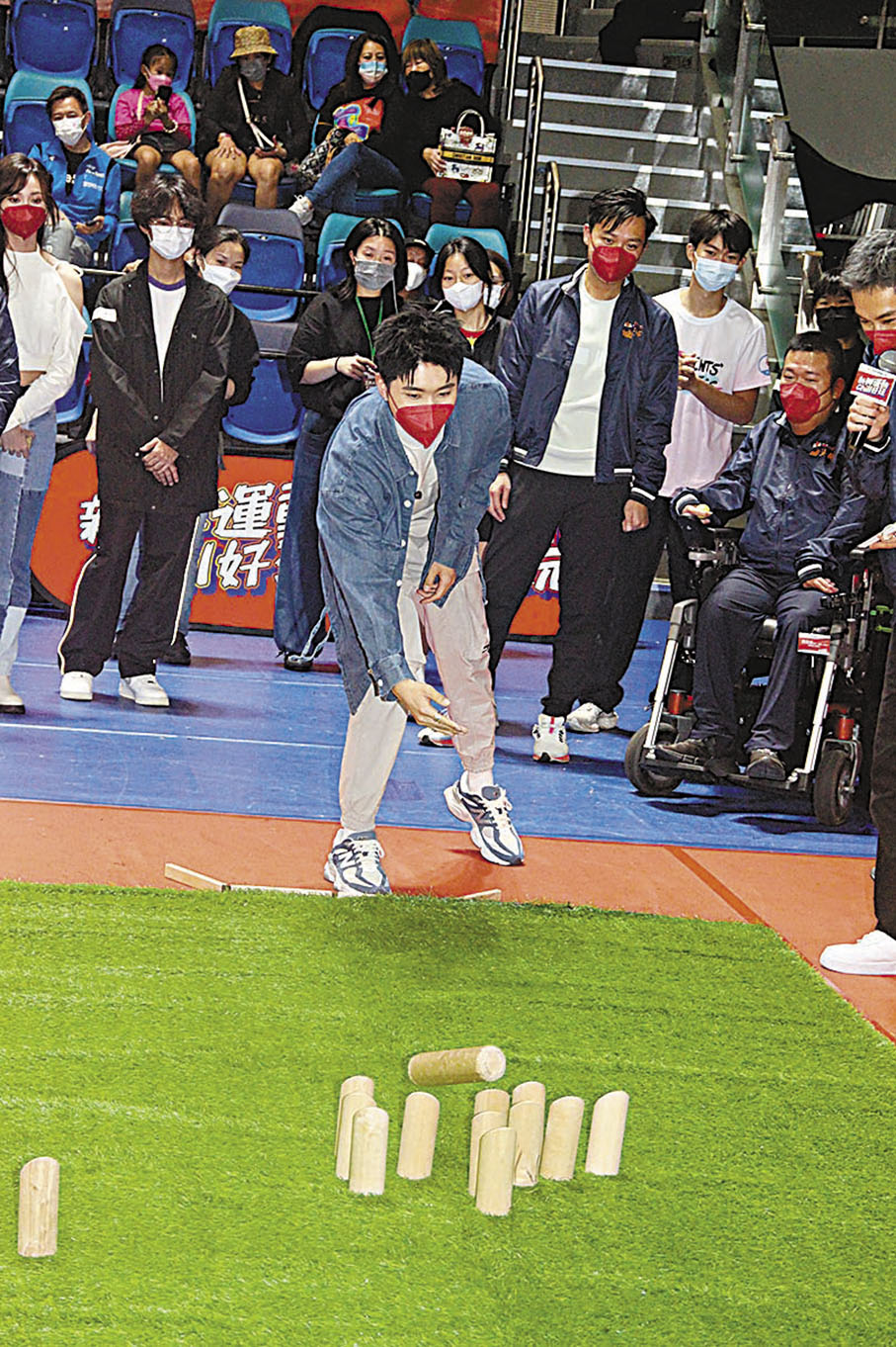 ◆張馳豪一向都喜歡做運動。