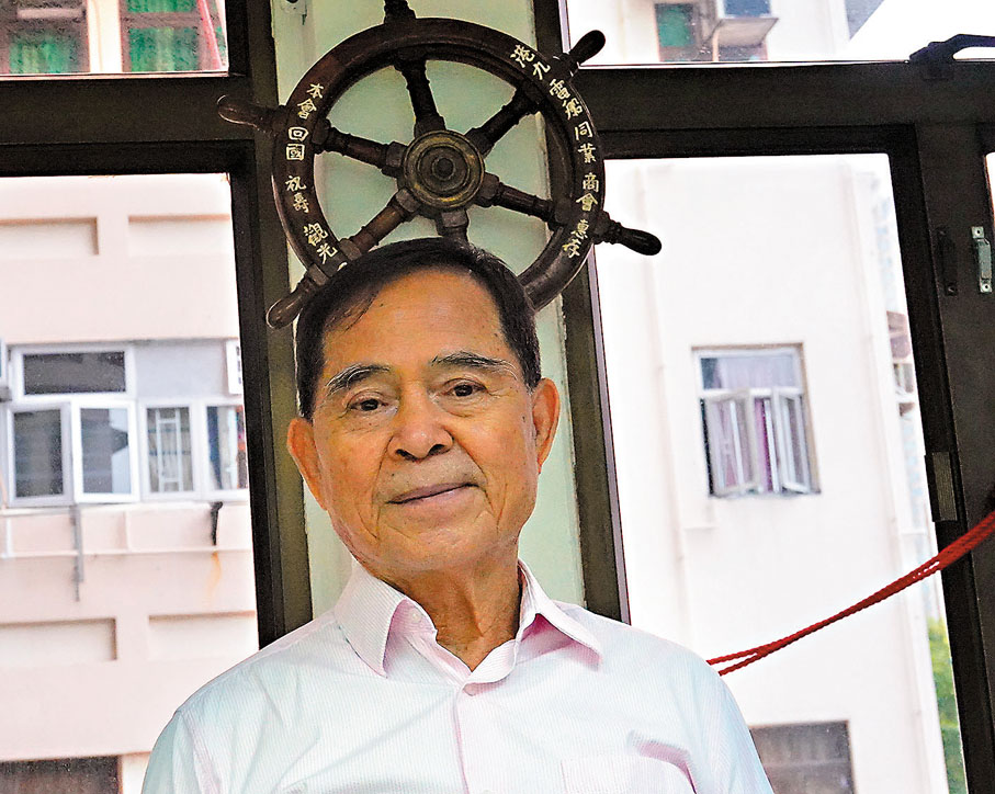 ◆港九電船拖輪商會永遠會長郭錦通認為，「嘩啦嘩啦」的消逝並不是一個悲傷的句號。黃依江 攝