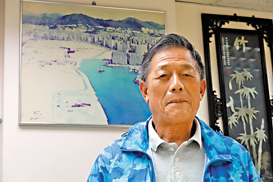 ◆洪泰電船公司董事彭錦洪以前家中經營電船公司開「嘩啦嘩啦」。黃依江 攝