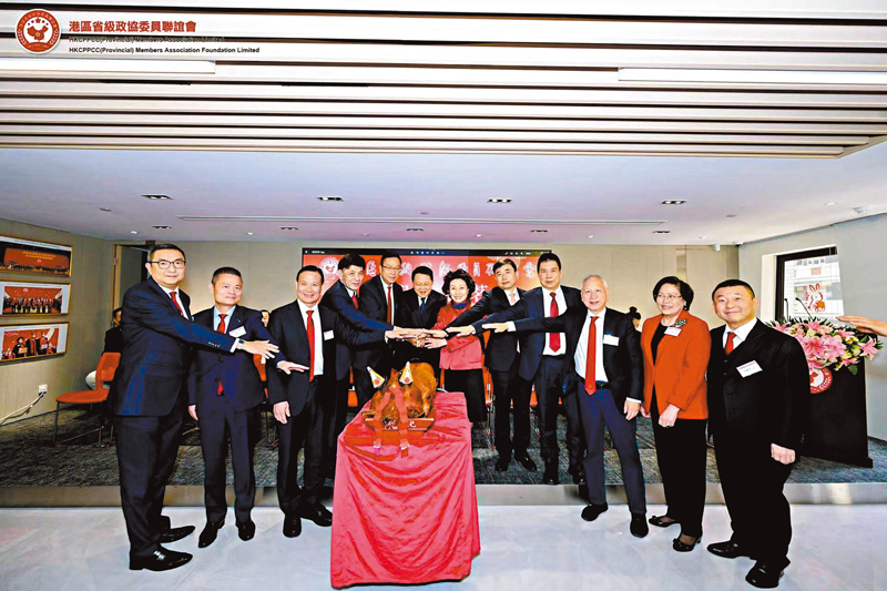 ◆港區省級政協委員聯誼會昨日舉行癸卯年春茗。