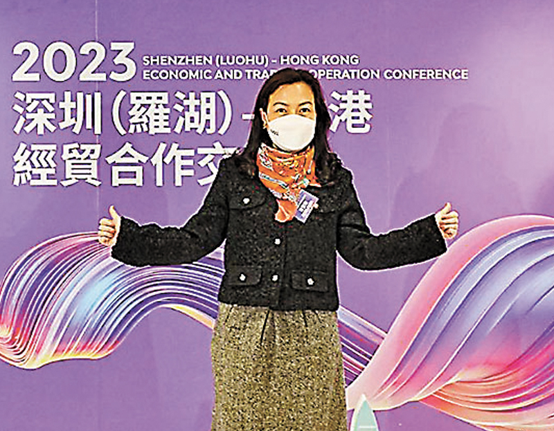 ◆ 簡慧敏建議增加數字人民幣的應用場景，作為跨境應用的創新試點。