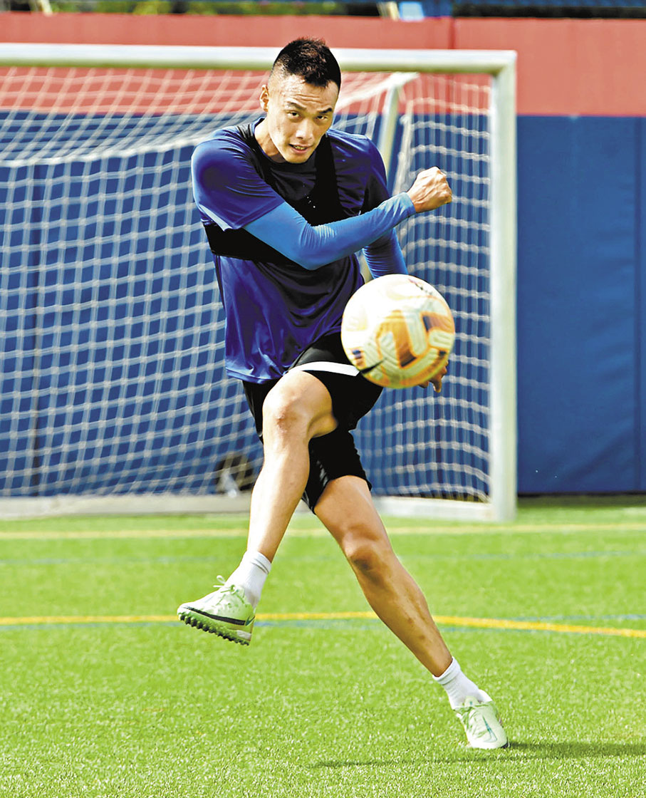 ◆傑志韓援金信煜已完成註冊手續，隨時準備上陣。 資料圖片