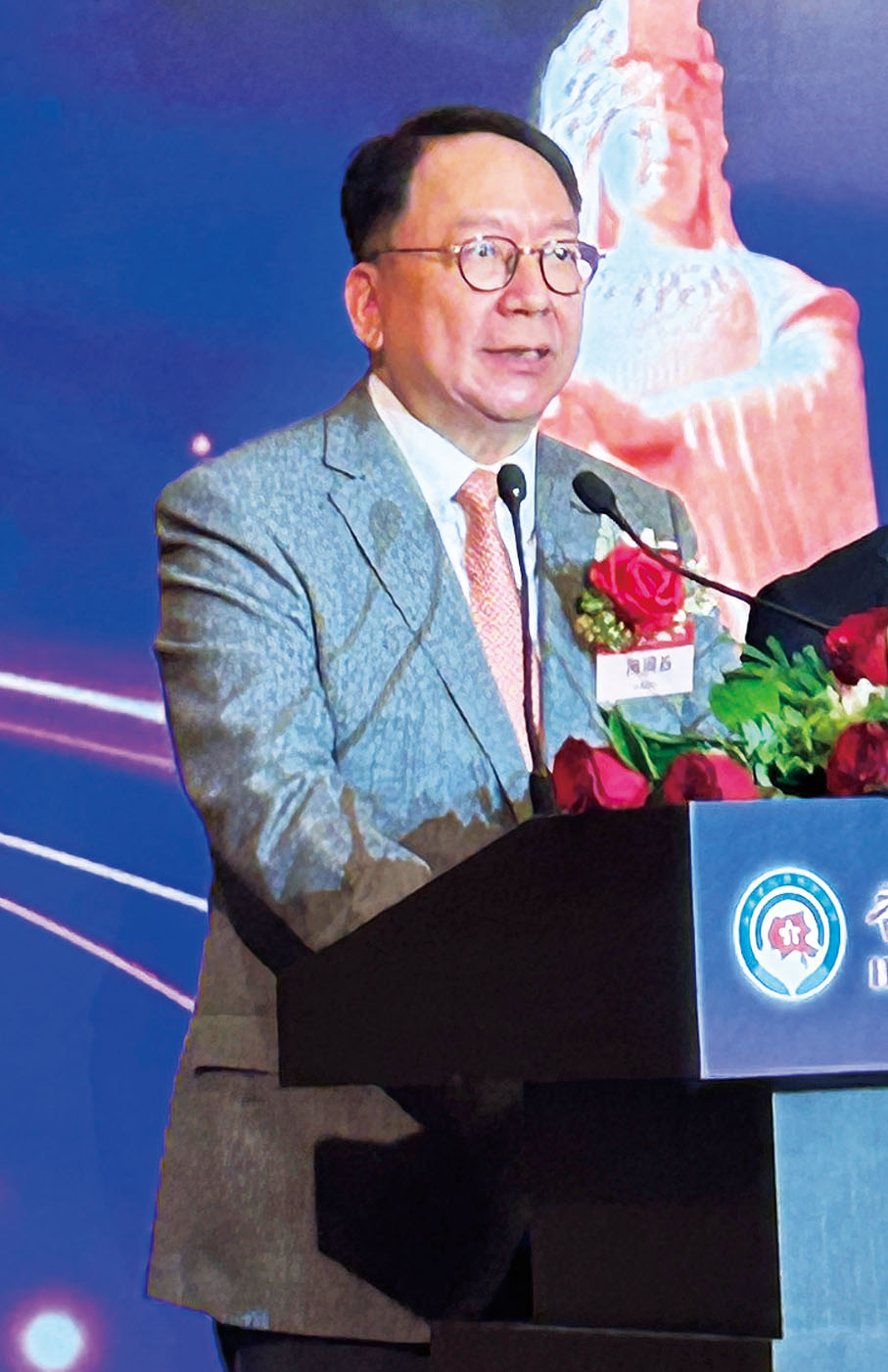 ◆香港特別行政區政務司司長陳國基致辭。