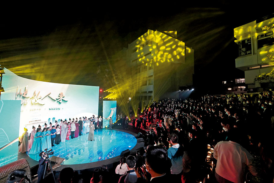 ◆雙灣融合共創未來晚會《似是故人來》。香港文匯報記者 曾興偉  攝