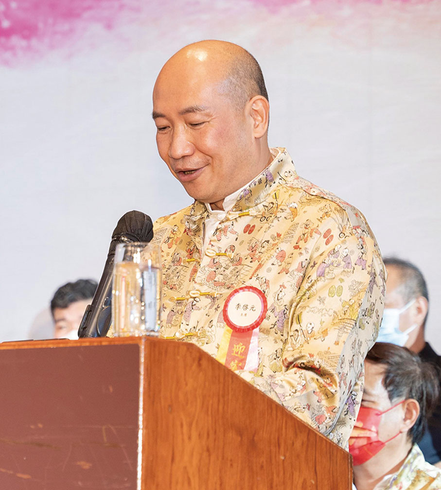 ◆承建商授權簽署人協會主席李啟元致辭。