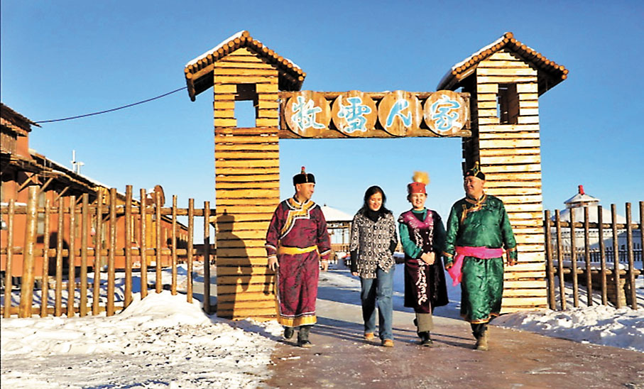 ◆新疆溫泉縣扎勒木特鄉阿茨隊蒙古族牧民民宿。  本報新疆傳真
