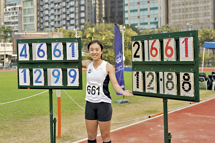 ◆陳彥霖兩破自己的紀錄。  田總圖片