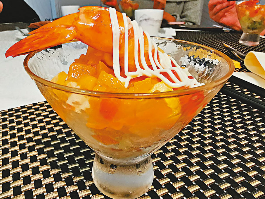 ◆大虎蝦香芒鮮雜果沙律