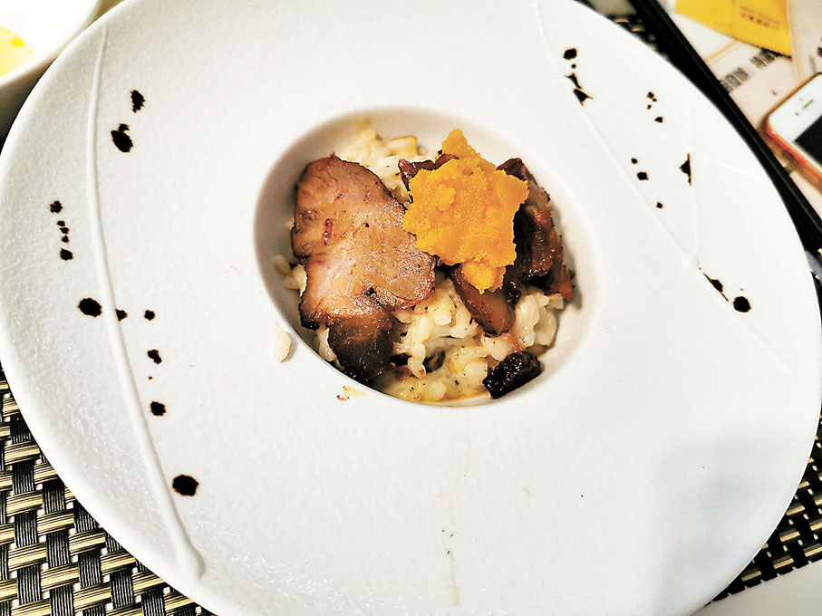 ◆慢煮西班牙黑豚叉燒意大利飯