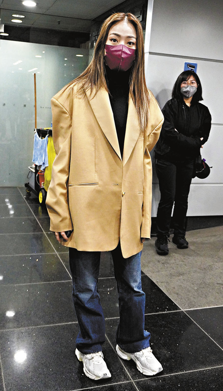 ◆容祖兒休閒裝亮相Eric演唱會尾場。