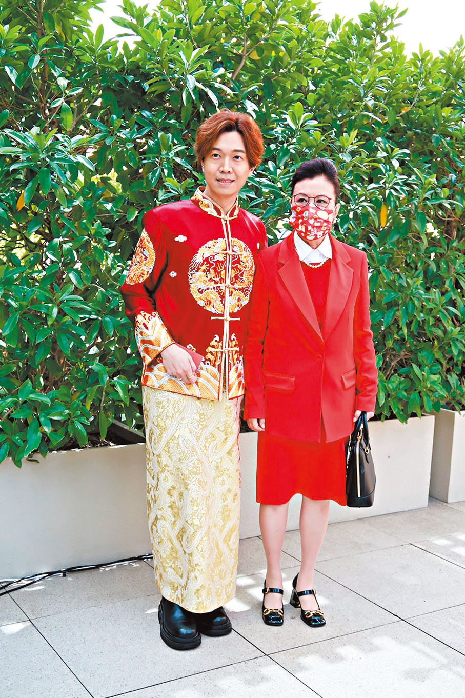 ◆汪明荃笑言會教王鎮泉「老婆永遠是對的」。