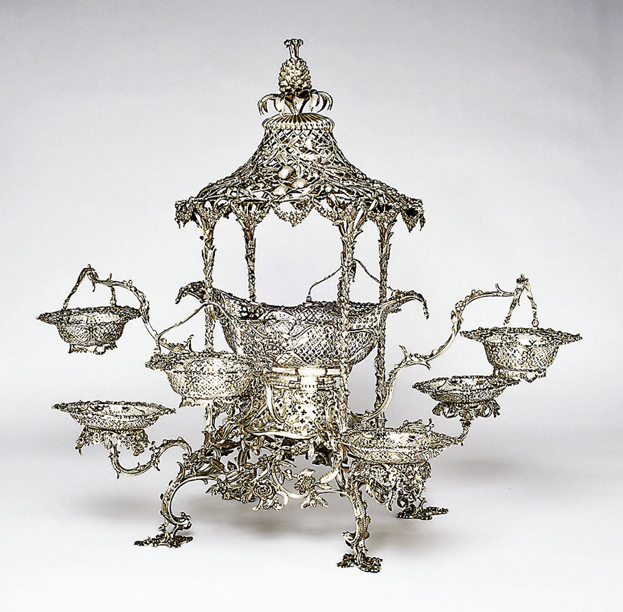 ◆多層飾盤  英格蘭，倫敦，1763-1764年　主辦方供圖