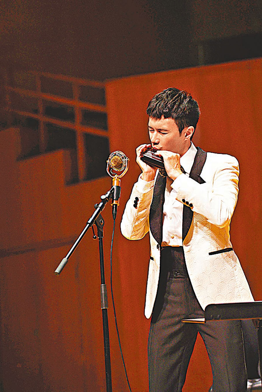 ◆李俊樂2022年在大會堂音樂廳舉辦口琴獨奏音樂會。 受訪者供圖